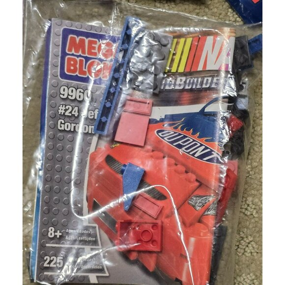 Lego Megablocks and Compatible with Lego Blocks Blue Car Misc Lot + Manual GA157 - Picture 5 of 13